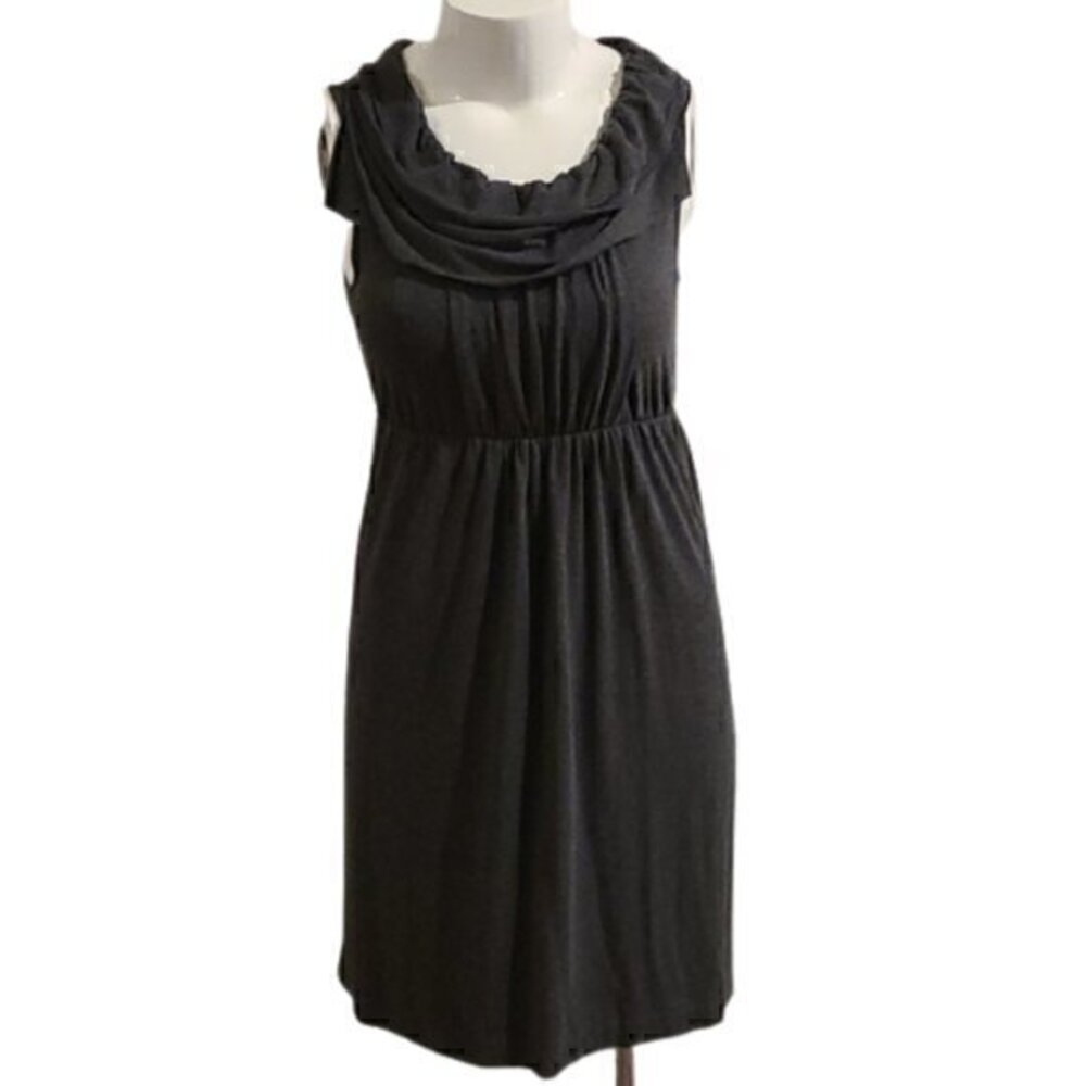 [J Crew] Elasticized Waist Cowl Neck Dress - Sz M